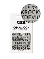 Силиконовые стикеры для ногтей EMI, Charmicon 3D Silicone Stickers №183 Punk Rock